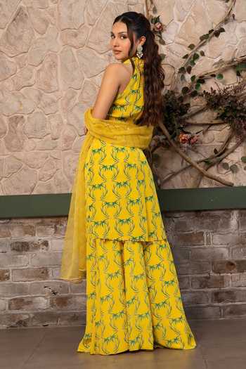 Senren By Eshana Raut Tropical Print Kurta Set 