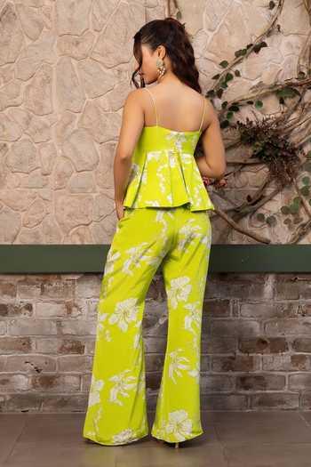 Senren By Eshana Raut Floral Print Corset & Pant Set 