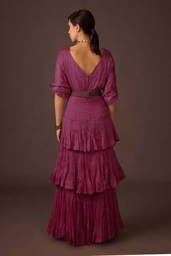 A Humming Way Ruched Top & Skirt Set 