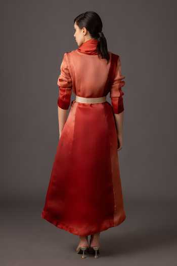 A Humming Way Embellished Dress With Belt 
