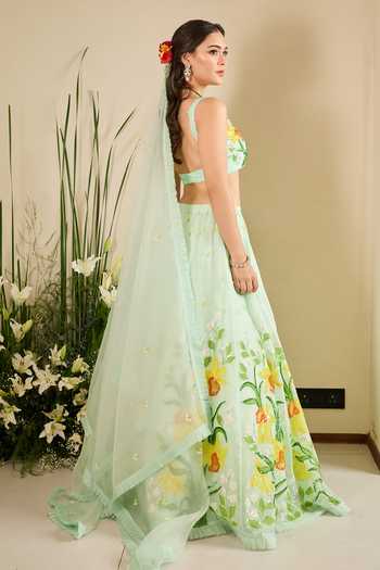Meghstudio Ariel Sequin Work Lehenga Set