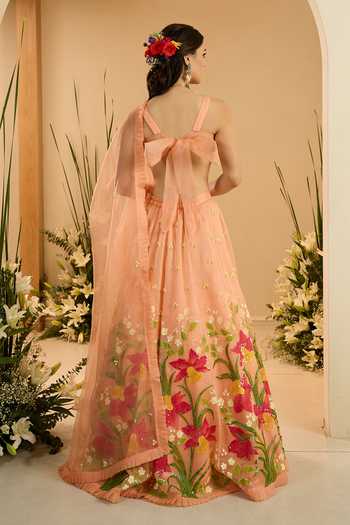 Meghstudio Bella Sequin Embroidered Lehenga Set
