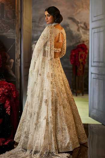 Seema Gujral Sequin Embroidered Lehenga Set 