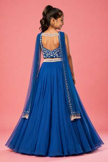 Quench A Thirst Pearl Embroidered Lehenga Set