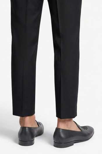 Buy Bubber Couture Grey Hollis Embroidered Juttis Online at Aza Fashions Buy_Bubber Couture_Grey Hollis Embroidered Juttis _Online_at_Aza_Fashions