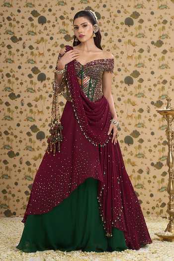 Aayushi Maniar Latika Corset Lehenga Set 