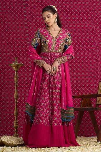 Aayushi Maniar Vatika Anarkali With Dupatta 