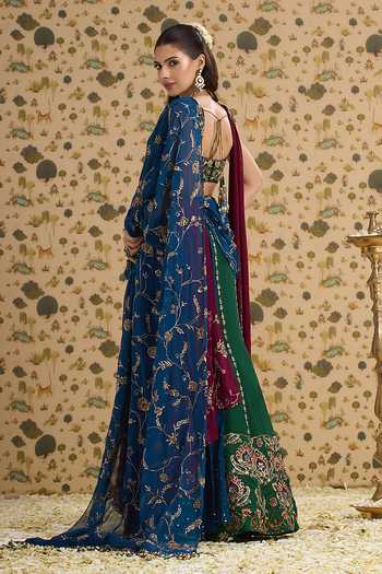 Aayushi Maniar Chitravali Pre-Draped Saree With Blouse 