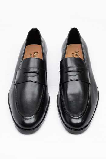 Dapper Shoes Soft Unlined Leather Penny Loafers 