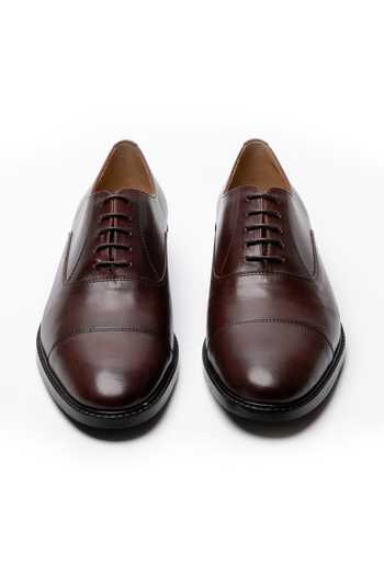 Dapper Shoes Cap Toe Leather Oxfords 