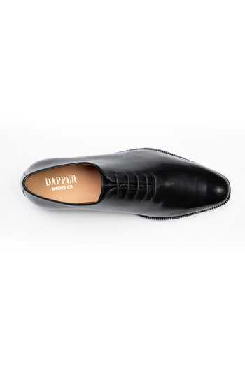 Shop Dapper Shoes Black Wholecut Leather Oxfords Online at Aza Fashions Shop_Dapper Shoes_Black Wholecut Leather Oxfords _Online_at_Aza_Fashions
