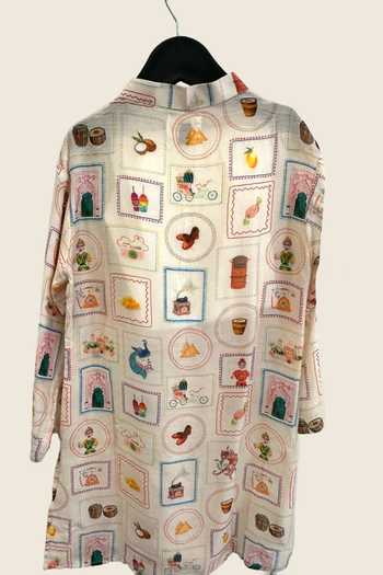 Buy Funny Bones Clothings Multi Color Silk, Muslin Frames Of Roots Kurta Pyjama Set Online at Aza Fashions Buy_Funny Bones Clothings_Multi Color Silk, Muslin Frames Of Roots Kurta Pyjama Set _Online_at_Aza_Fashions