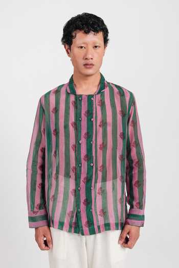Jodi Twirl Floral Motif Shirt 