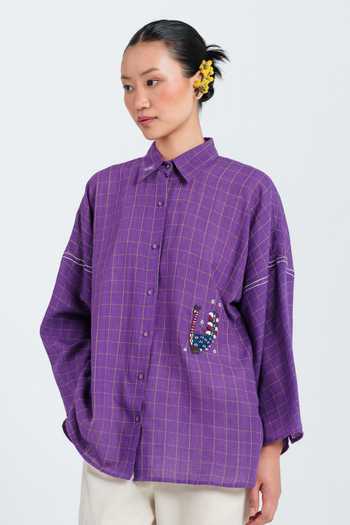 Jodi Drift Handloom Cotton Shirt 