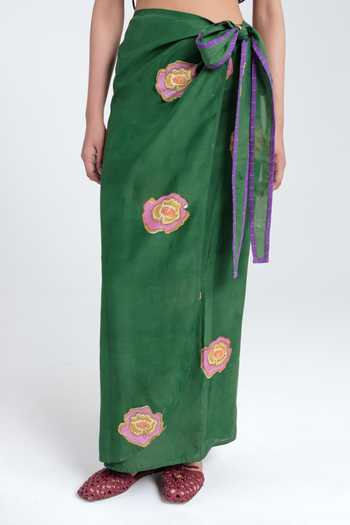 Jodi Flow Printed Wrap Skirt 