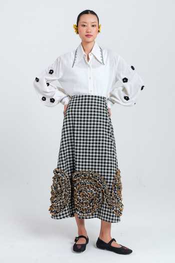 Jodi Groove Handloom Skirt 