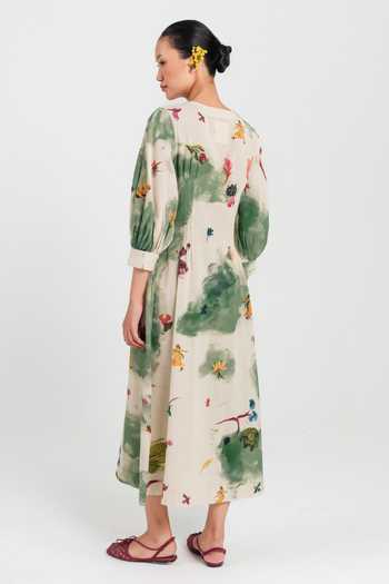 Jodi Sway Printed Midi Dress 