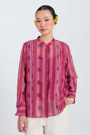 Jodi Spring Scallop Shirt 