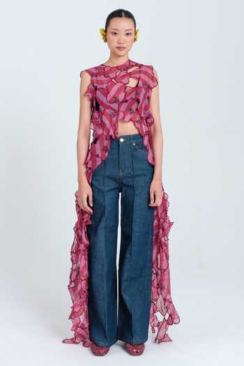 Jodi Spring Cut-Out Cape 
