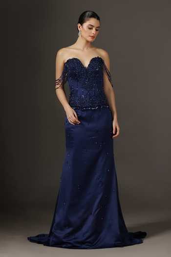 Pooja Peshoria Embellished Corset & Skirt Set 