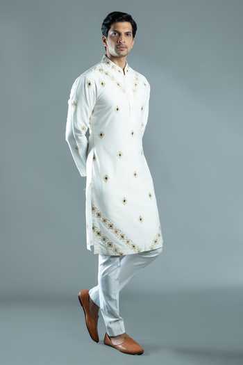 Varoin Marwah The Mosaic Embroidered Kurta Set 