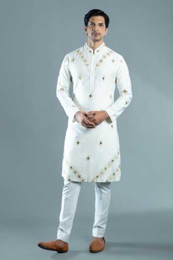 Varoin Marwah The Mosaic Embroidered Kurta Set 