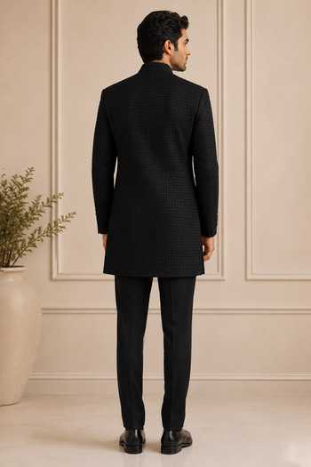 Varoin Marwah Bird Embroidered Bandhgala 