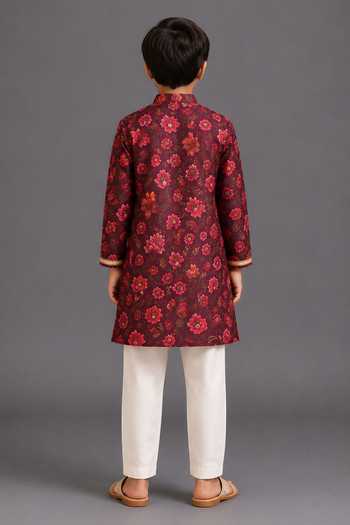 The Little Tales Printed Kurta Pyjama Set 