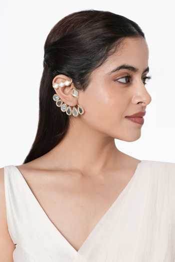 Vaidaan Rhea Mirror Statement Earcuff 