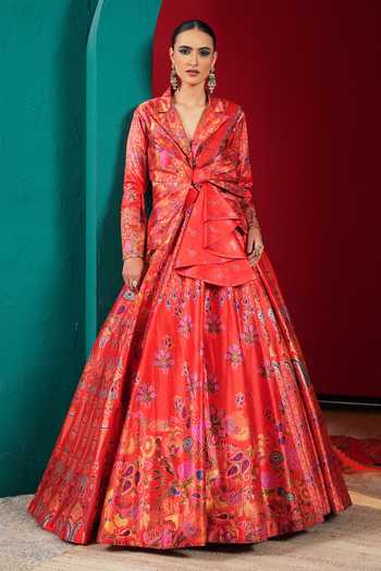 Miku Kumar Princess Rosalie Printed Lehenga Set 