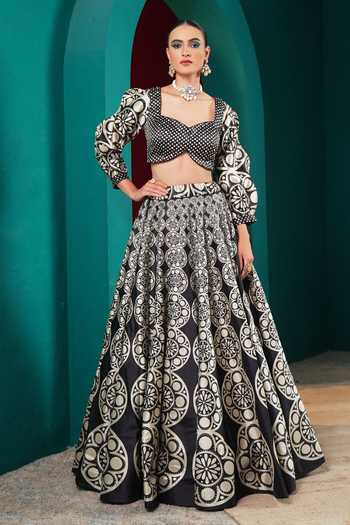 Miku Kumar Princess Odette Printed Lehenga Set 