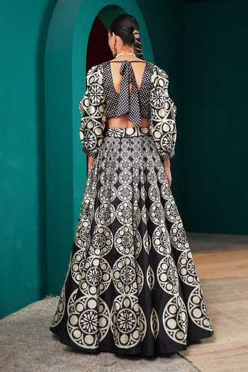 Miku Kumar Princess Odette Printed Lehenga Set 