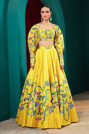 Miku Kumar Princess Aurelia Printed Lehenga Set 