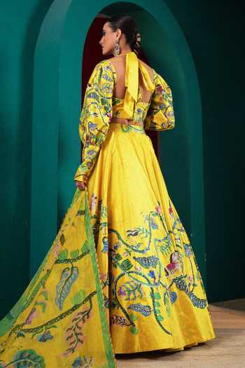 Miku Kumar Princess Aurelia Printed Lehenga Set 