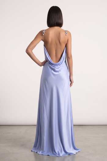 Pinup By Astha Backless Star Gown 
