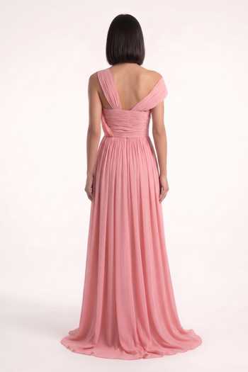 Pinup By Astha Off Shoulder Draped Gown 