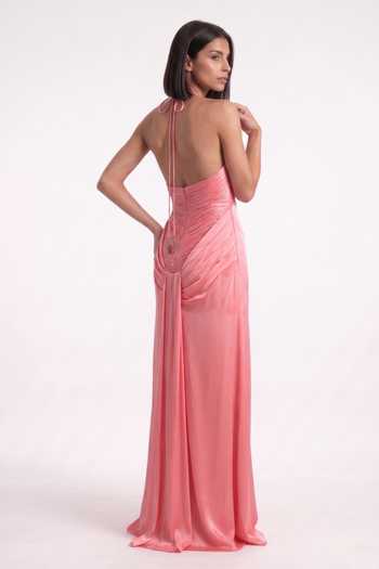 Pinup By Astha Back Draped Gown 