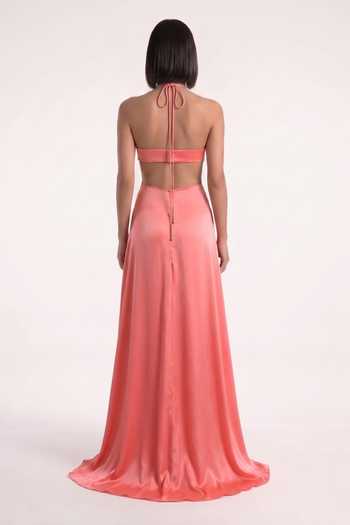 Pinup By Astha Ombre Sculpted Gown 
