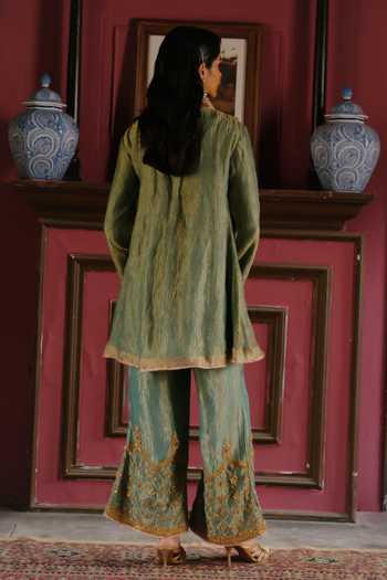 Alam By Tulsi Patel Kesari Embroidered Kurta Set 