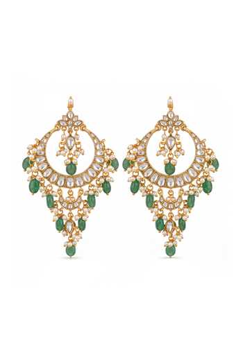Joules by Radhika Varnika Chandbali Earrings 