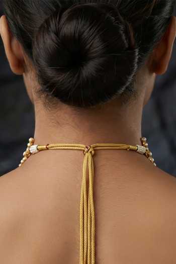 Joules By Radhika Gold Plated Kairiya Embellished Choker Necklace Set Online at Aza Fashions Joules By Radhika_Gold Plated Kairiya Embellished Choker Necklace Set _Online_at_Aza_Fashions