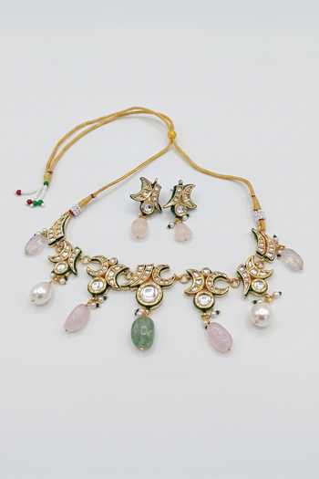 Joules by Radhika Yashvika Embellished Necklace Set 