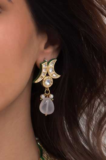 Joules by Radhika Gold Plated Yashvika Embellished Necklace Set Online at Aza Fashions Joules by Radhika_Gold Plated Yashvika Embellished Necklace Set _Online_at_Aza_Fashions