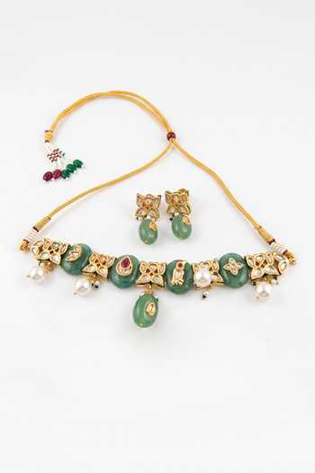 Joules by Radhika Mireya Embellished Necklace Set 