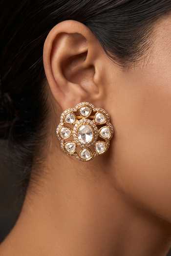 Joules by Radhika Sareya Embellished Stud Earrings 