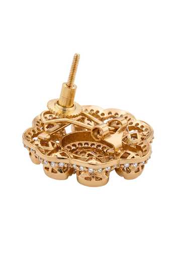Joules by Radhika Gold Plated Sareya Embellished Stud Earrings Online at Aza Fashions Joules by Radhika_Gold Plated Sareya Embellished Stud Earrings _Online_at_Aza_Fashions