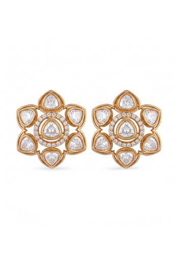 Joules by Radhika Veyara Floral Stud Earrings 