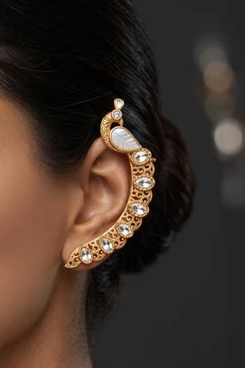 Joules by Radhika Samyra Pair of Ear Cuff Earrings 