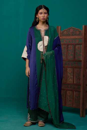 Neitri Girija Bandhani Print Kurta & Pant Set 