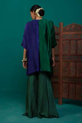 Neitri Shambhavi Kurta & Bandhani Gharara Set 